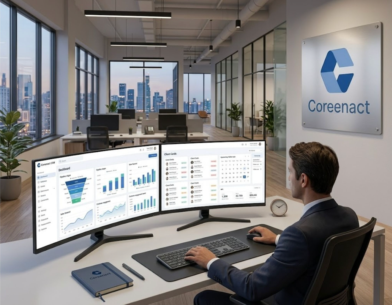 CRM that keeps sales, service and finance looking at the same numbers